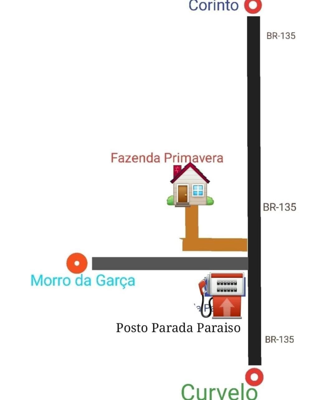 Fazenda Com Piscina E Churrasqueira Br-135 Proximo Curvelo Corinto E Morro Da Garca Luaran gambar